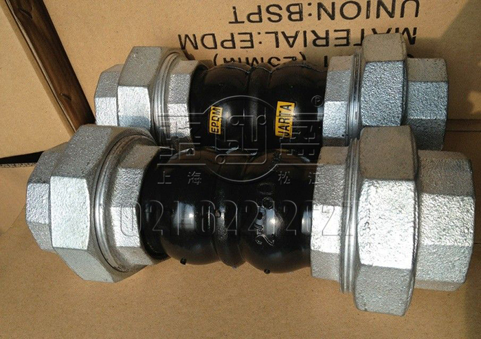 螺紋絲扣橡膠軟接頭備貨現(xiàn)場(chǎng)